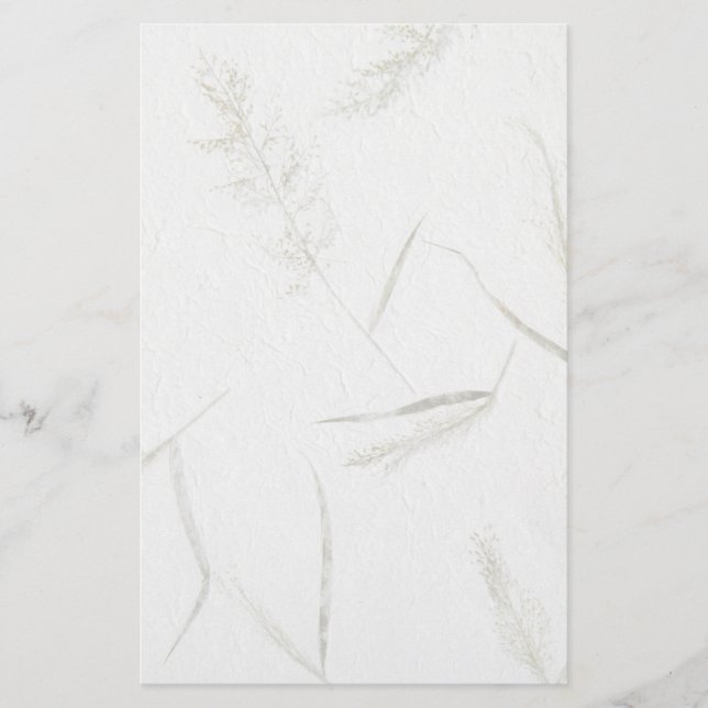 Japanskt rispapper för tunna grässtrån brevpapper (Framsida)