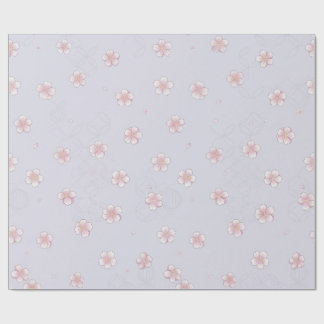 Japanskt Sakura & Shippo Blommigt Inpackningspappe Presentpapper