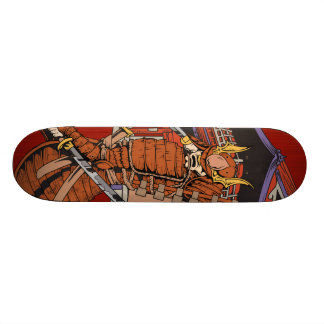 Japanskt SamuraiSkateboarddäck Old School Skateboard Bräda 21,6 Cm