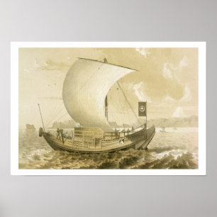Japanskt skräp, pub. vid Sarony & Co. c.1856 Poster