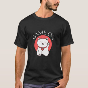 Japanskt spel på kattspel - Bra Gaming T Shirt