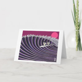 japanskt surfa för solnedgång kort