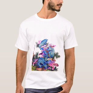 Japanskt svampus på Bamboo av Hayashi Rōen T Shirt