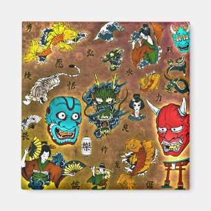 Japanskt tema magnet
