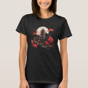 Japanskt Temple - Tokyo Japan Design - Zen Nature T Shirt