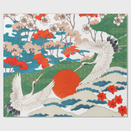 JAPANSKT TRANSPARANT TRYCK  PRESENTPAPPER
