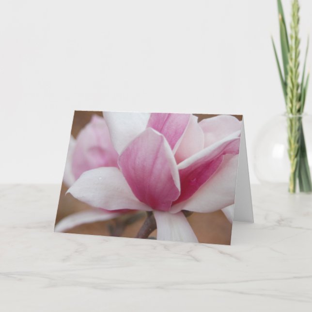 Japanskt Tulip Flower Greeting Card Kort (Framsida)
