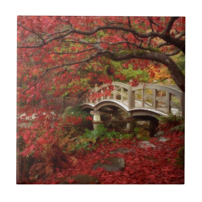 Japanträdgård Kakelplatta (Framsidan)
