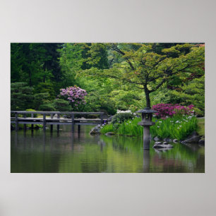 Japanträdgård Poster