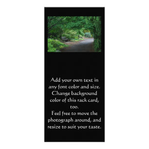 Japanträdgården tar av planet kuggekortet reklamkort