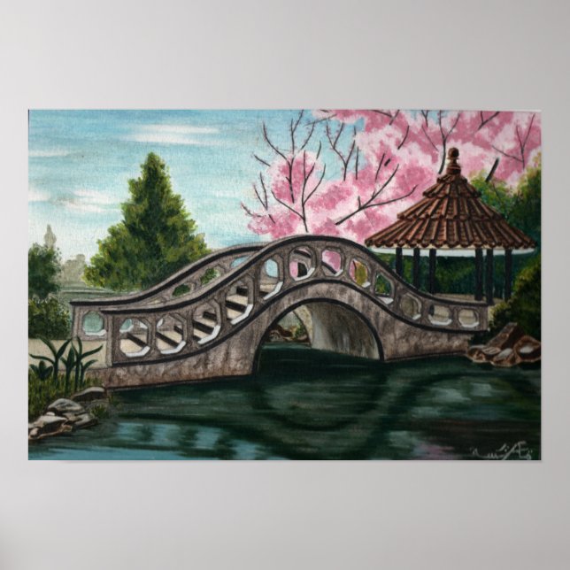 japenese-trädgård poster (Framsidan)