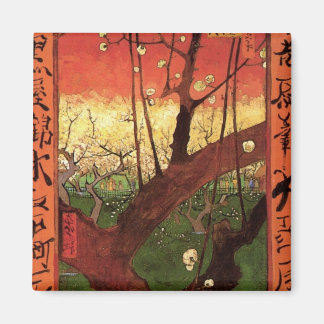 Japonaiserie Plum Träd Hiroshige - Vincent van Gog Magnet