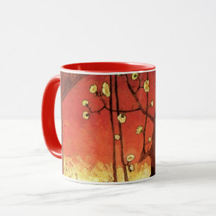 Japonism: Blommar Plum Träd av Vincent van Gogh Mugg