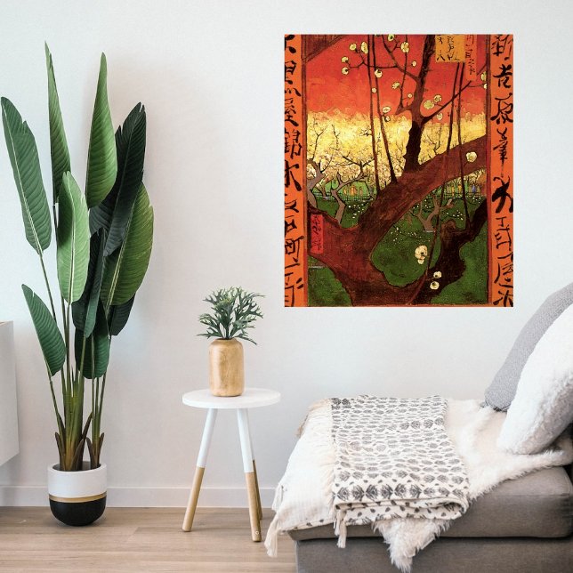 Japonism: Blommar Plum Träd av Vincent van Gogh Poster (Skapare uppladdad)