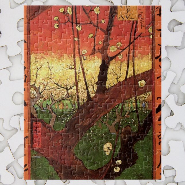 Japonism: Blommar Plum Träd av Vincent van Gogh Pussel (Skapare uppladdad)