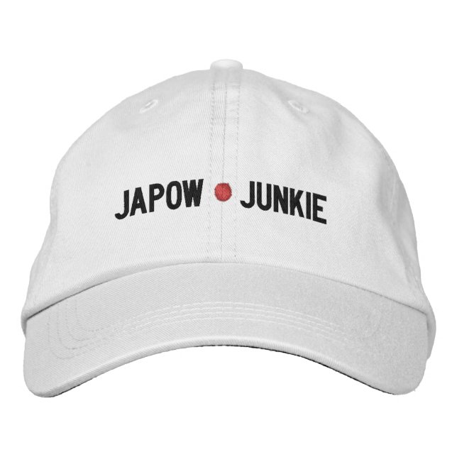 Japow Junkie  Broderad Keps (Framsida)