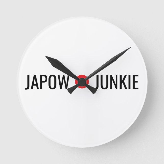 Japow Junkie  Rund Klocka (Framsida)