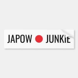 Japow junkie Sticker Bildekal