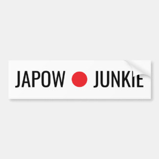 Japow junkie Sticker Bildekal