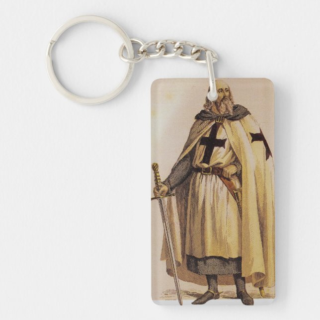 Jaques de Molay Acrylic Keychain (Framsidan)