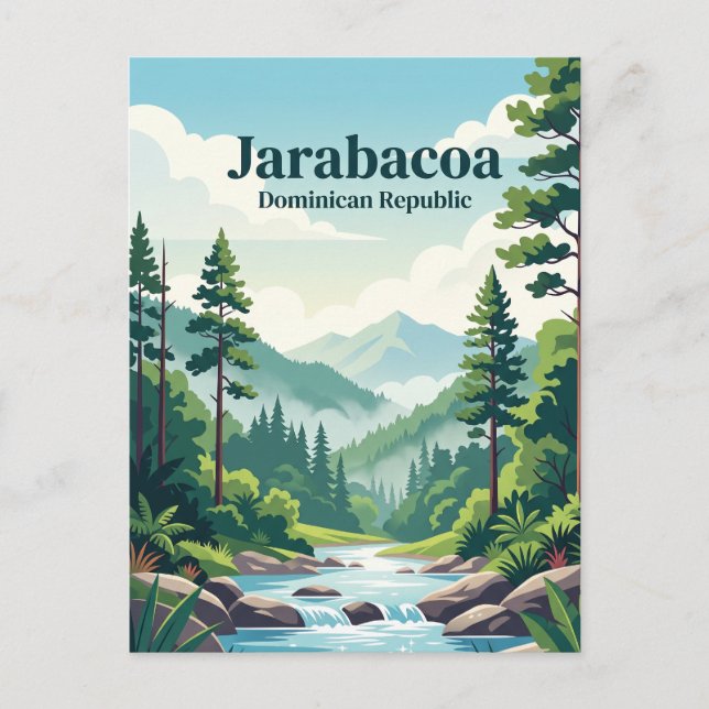 Jarabacoa Dominikanska republiken Vykort (Framsida)
