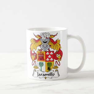 Jaramillo familjvapensköld kaffemugg