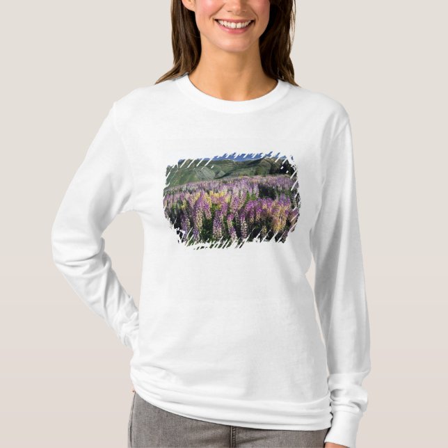 JARBIDGE WILDERNESS, NEVADA. USA. Spur lupin Tee Shirt (Framsida)