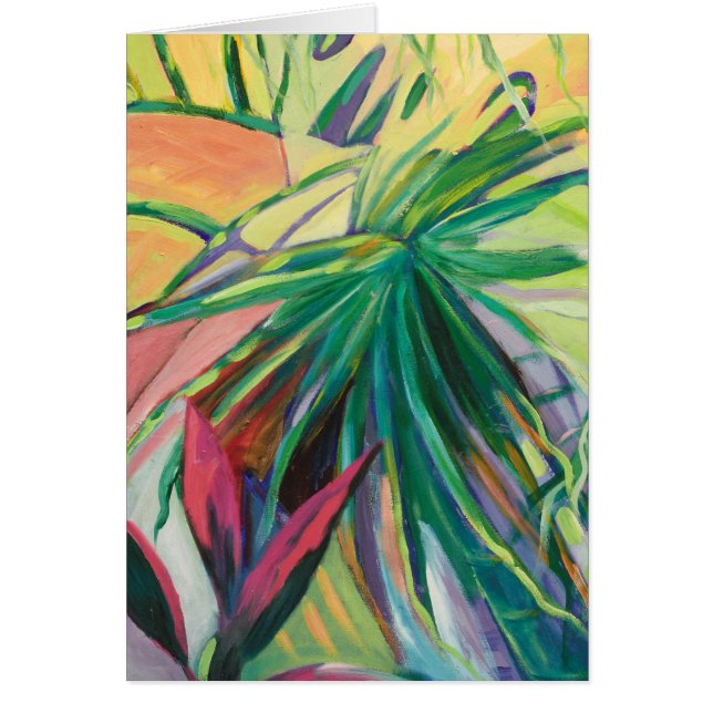 Jardin Abstracto I Hälsningskort (Framsidan)