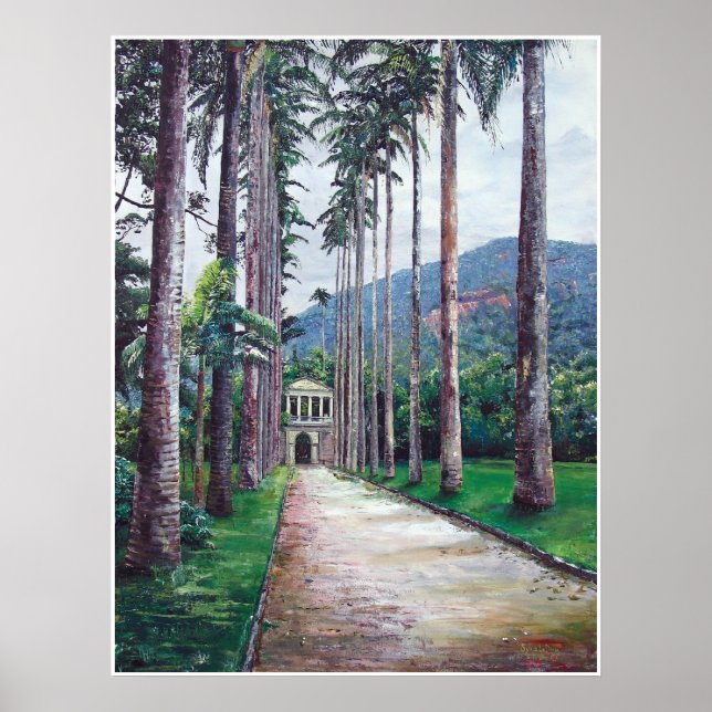 Jardin de Botanica i Rio de Janeiro Poster (Framsidan)