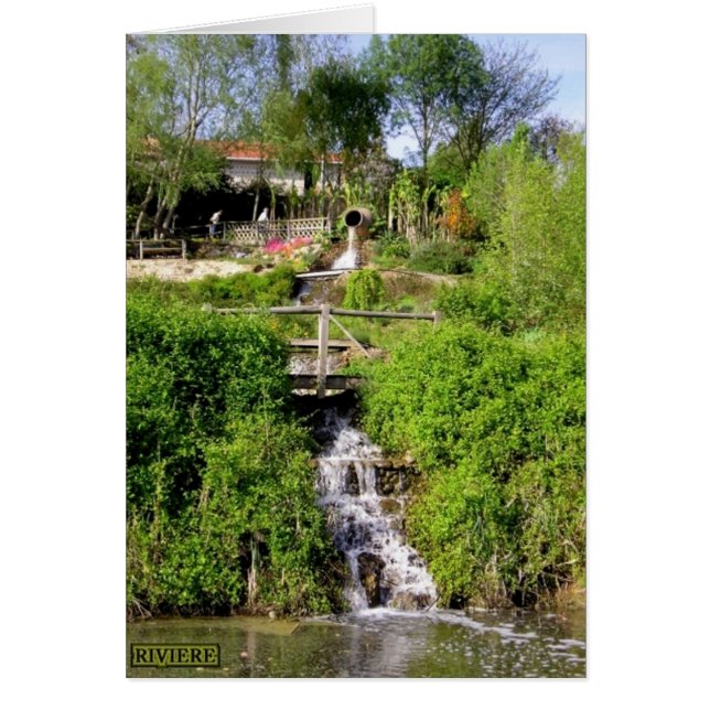 Jardin de Martel, frankrike Hälsningskort (Framsidan)