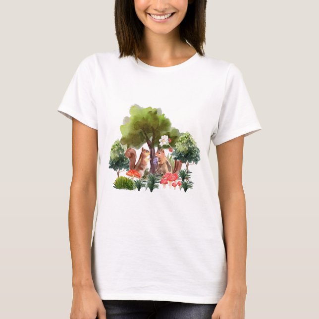 jardin de pâque  t shirt (Framsida)