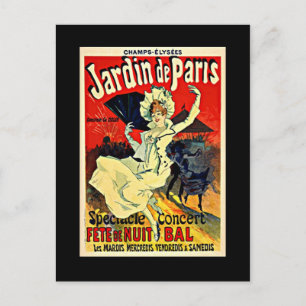 Jardin de Paris - Fete de Nuit Bal Vykort
