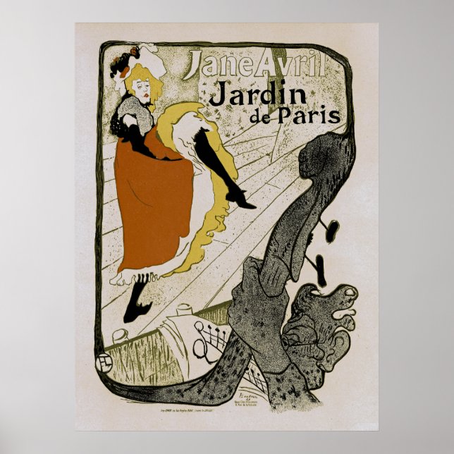 Jardin de Paris Poster (Framsidan)