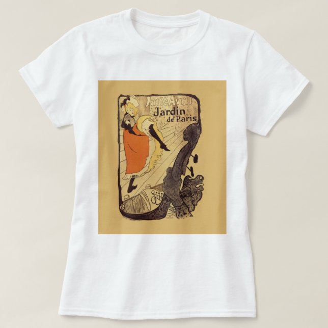 Jardin de Paris - Toulouse-Lautrec Tee (Design framsida)