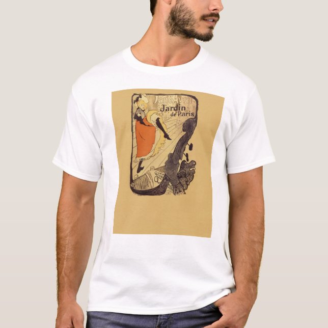 Jardin de Paris - Toulouse-Lautrec Tee Shirt (Framsida)