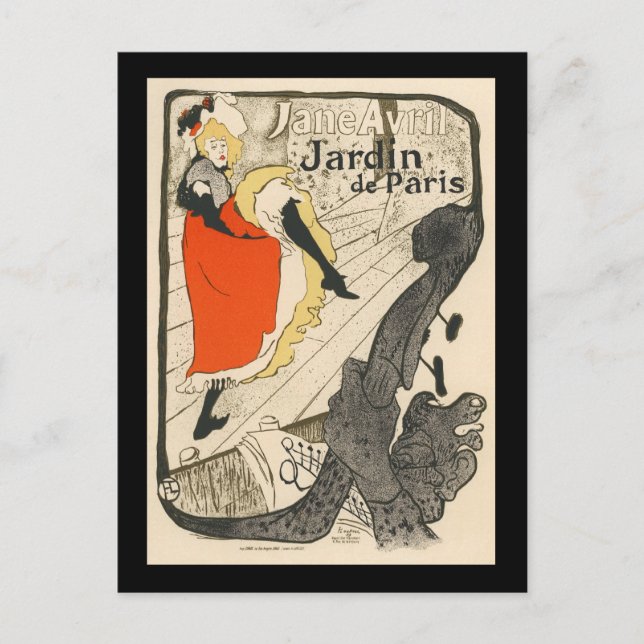 Jardin de Paris Vykort (Framsida)