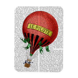 Jardin De Tuileries Luftballong Magnet