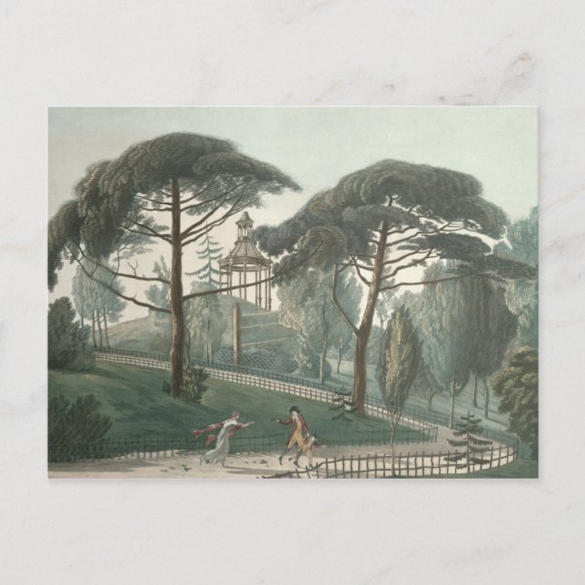 Jardin des Maze eller Belvedere Vykort (Framsida)