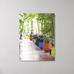 Jardin Majorelle, Majorelle Garden, nu offentligt Canvastryck