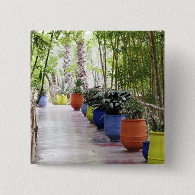 Jardin Majorelle, Majorelle Garden, nu offentligt Knapp (Framsida)