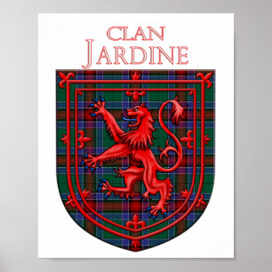 Jardine Tartan Scottish Play Lejon Rampant Poster