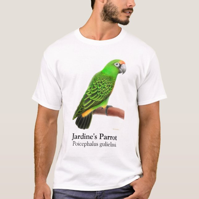 Jardines papegojaT-tröja Tee Shirt (Framsida)