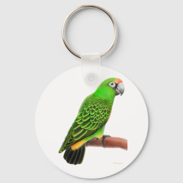 Jardines Parrot Keychain Nyckelring (Framsida)