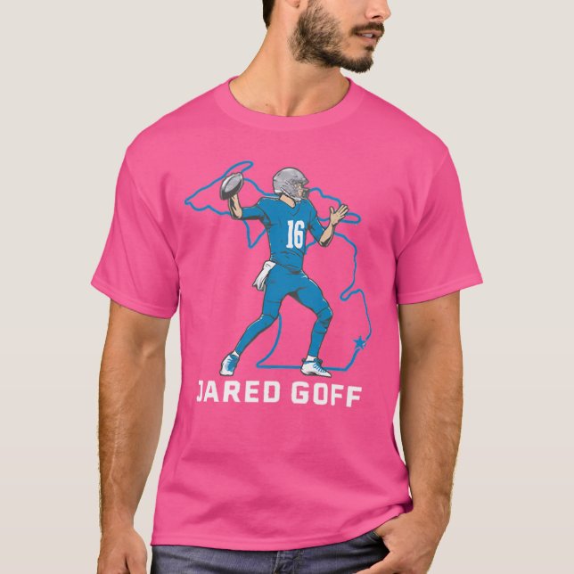 Jared Goff State Star T Shirt (Framsida)