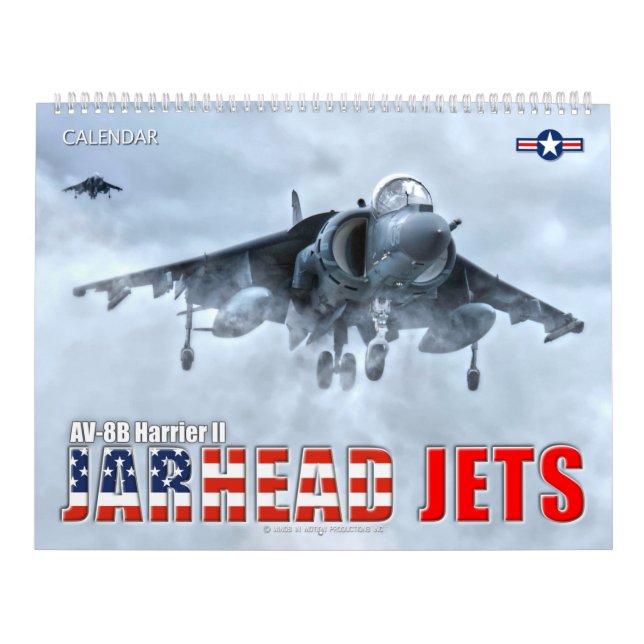 JARHEAD JET - AV-8B Harrier II Kalender (Omslag)