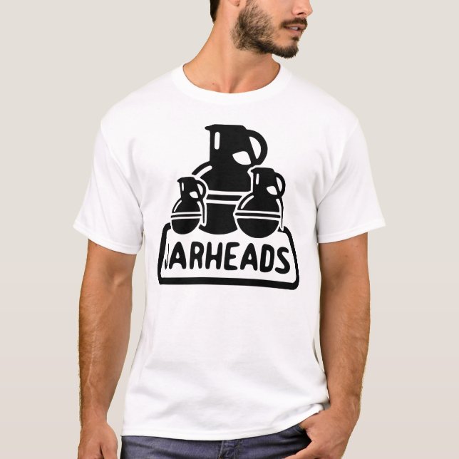 Jarheads Grenades © FB @ #USAPatriotGraphics T Shirt (Framsida)