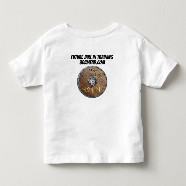 Jarl under utbildning t shirt (Baksida)