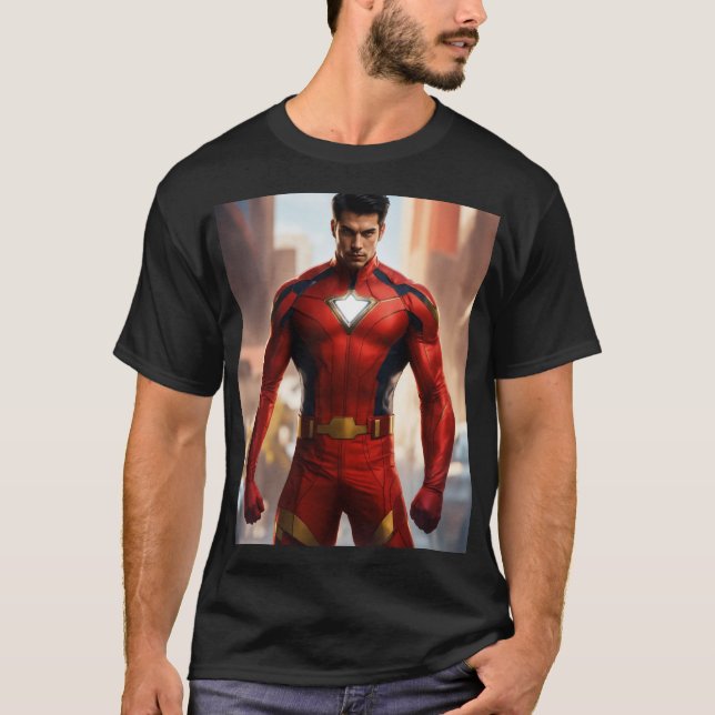 "Järn Armored Hero Shirt" T Shirt (Framsida)