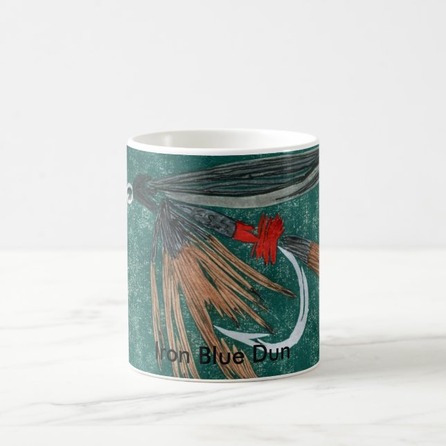 "Järn Blue Dun" Classic Trout Fly Mugg (Center)