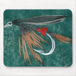 "Järn Blue Dun" Trout Fly Mousepad Musmatta